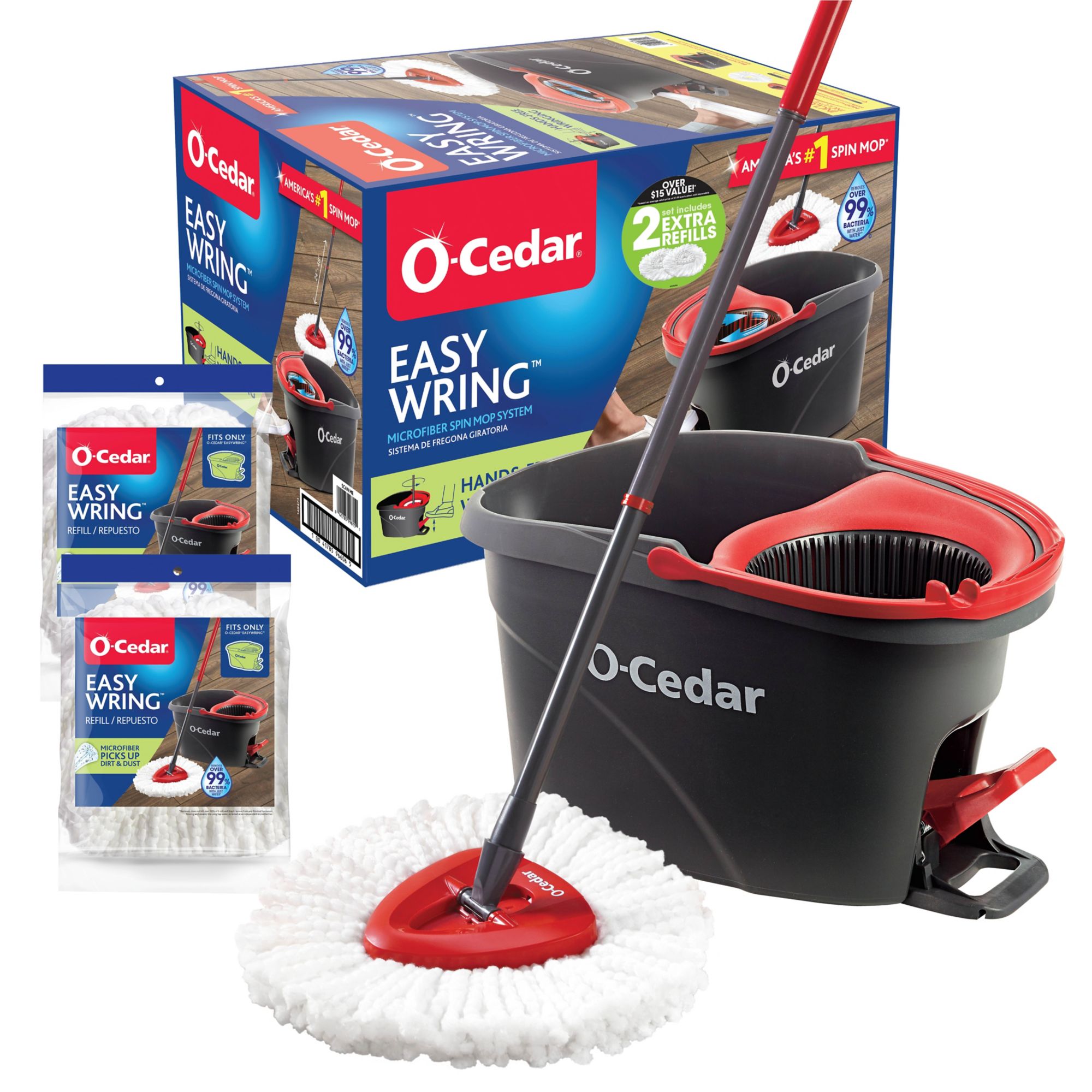 O Cedar Easy Wring Spin Mop And Bucket Bjs Wholesale Club