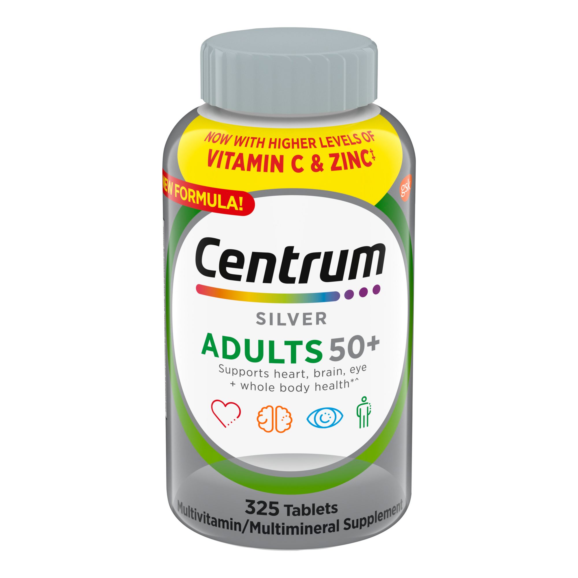 Centrum Silver Adults 50+ Multivitamins, 325 ct.