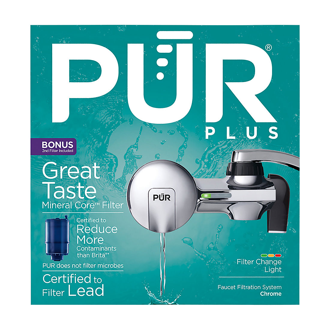 Pur Horizon Faucet Mount Water Filter Chrome Bjs Wholesale Club