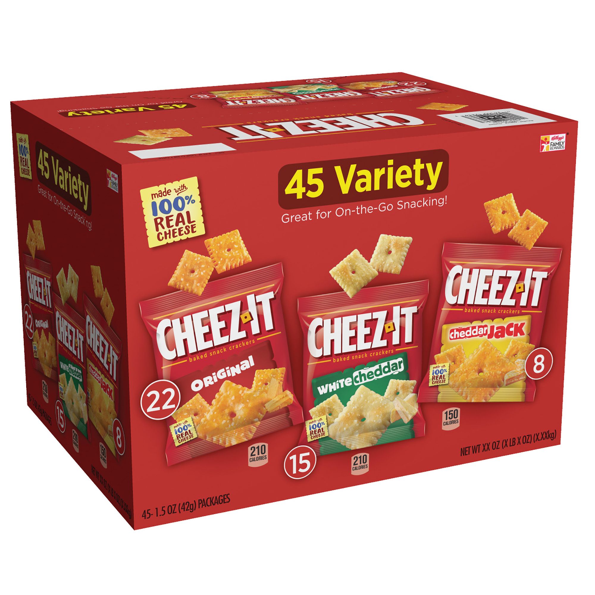 Cheez It Flavors White Cheddar