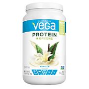 Vega Protein & Greens, Vanilla Flavored, 26.8 oz.