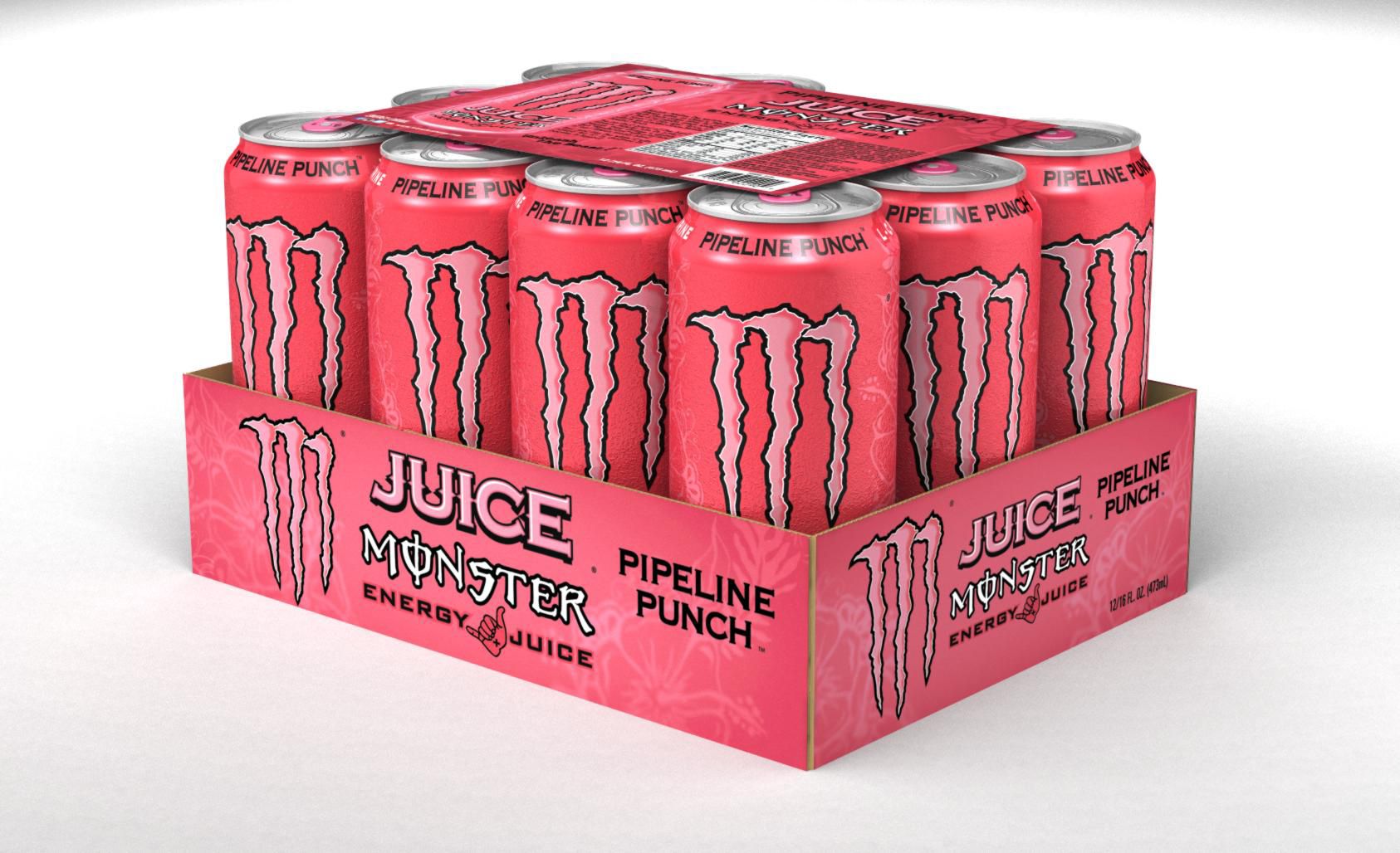 Monster Energy - Pipeline punch Juice - 12 x 473 ml