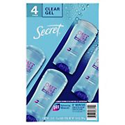 Secret Outlast Xtend Completely Clean Clear Gel Antiperspirant and Deodorant, 4 pk./2.6 oz.