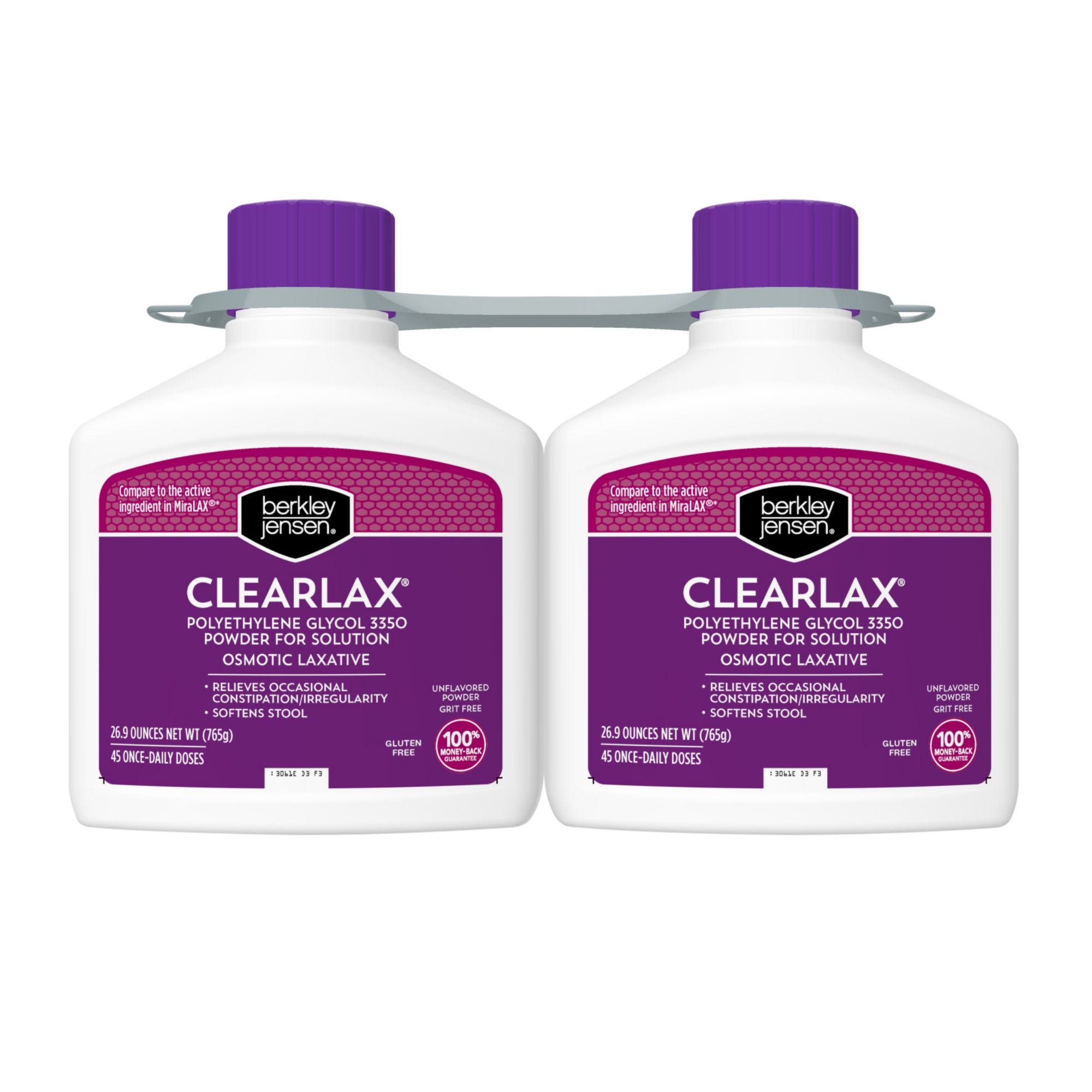 Berkley Jensen ClearLax Powder Laxative, 2 pk./26.9 oz.