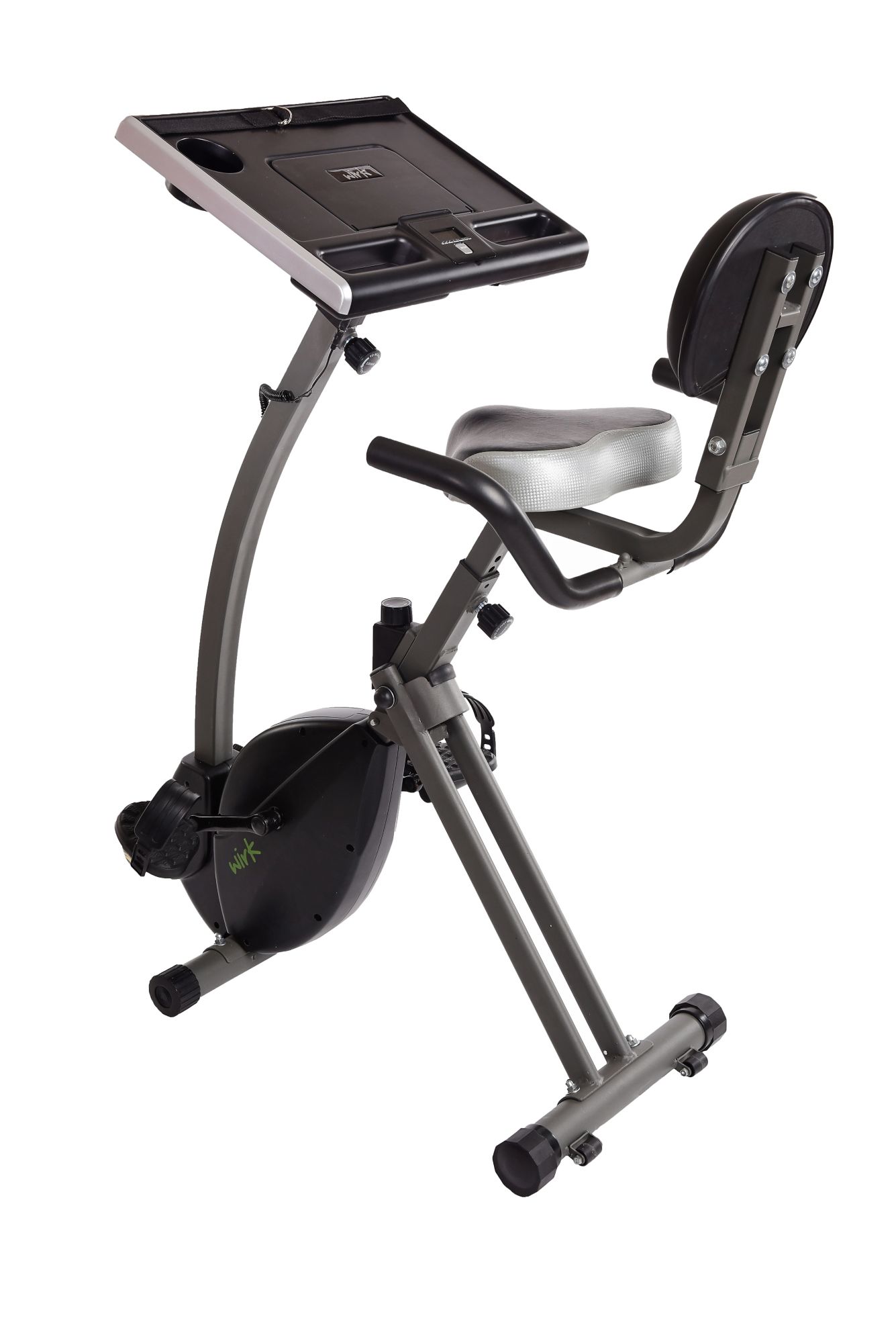 Stamina WIRK Ride Exercise Bike Workstation - Black/Gray