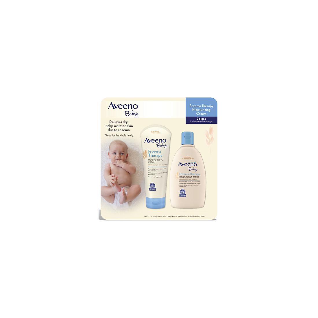 Aveeno Baby Eczema Therapy Moisturizing Cream 12 Fl Oz With