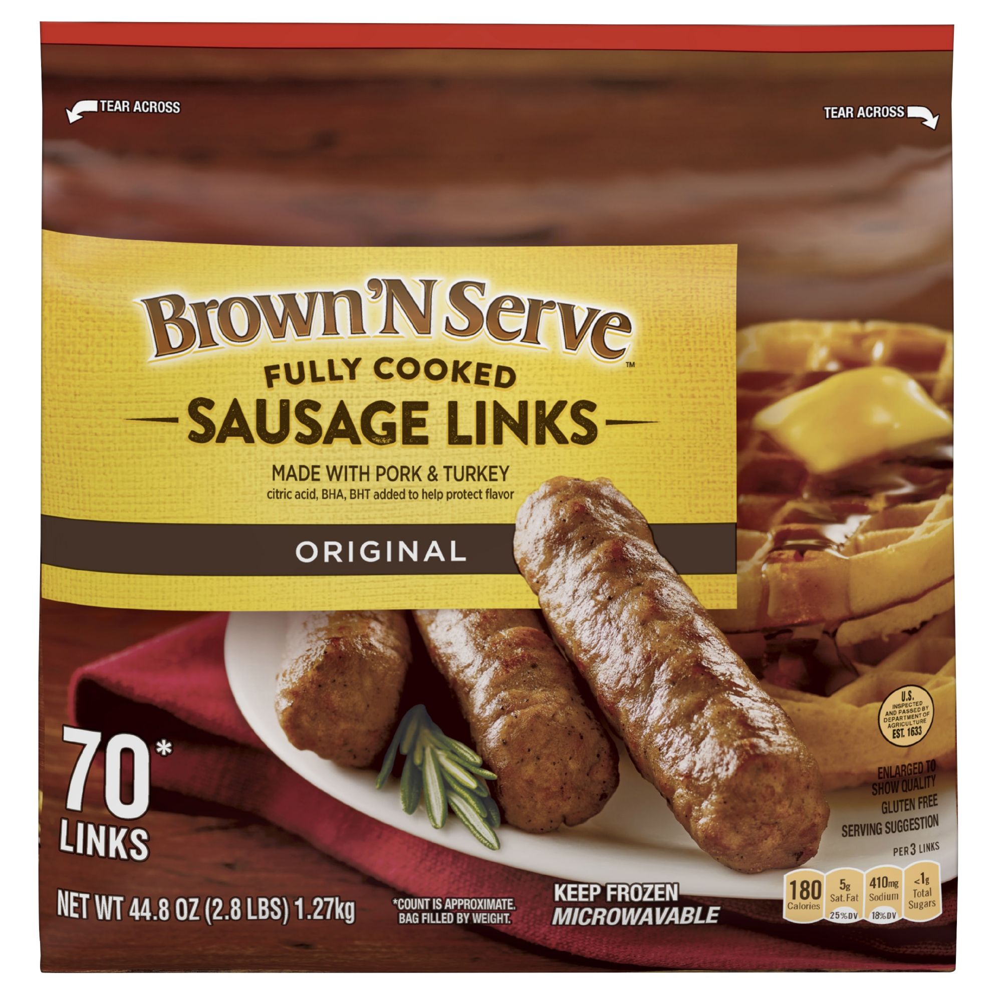 Banquet Brown 'N Serve Sausage Links, 70 ct.