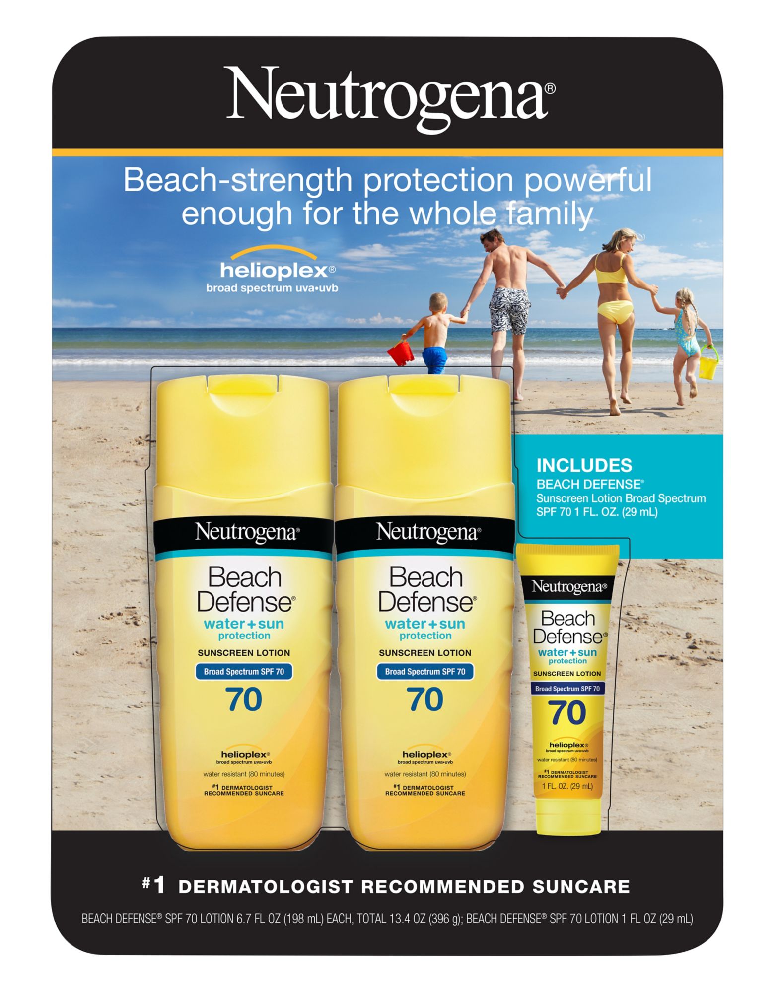 Neutrogena Beach Defense Body Spray Sunscreen Broad Spectrum Spf