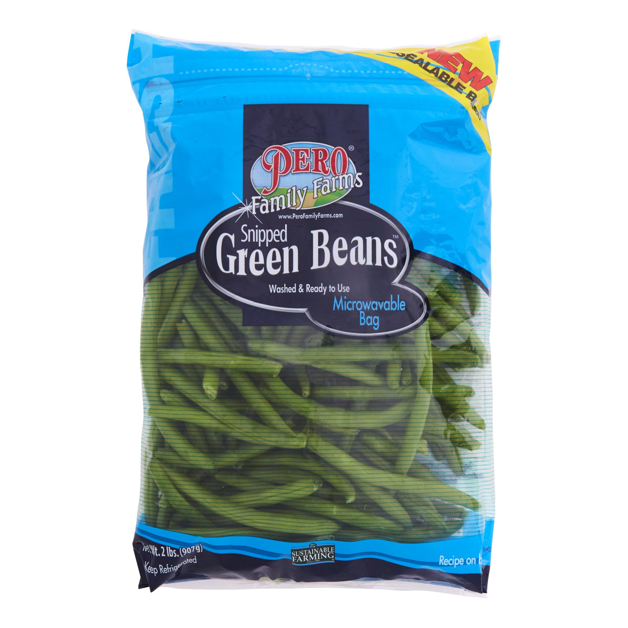 Pero Snipped Green Beans, 2 lbs.