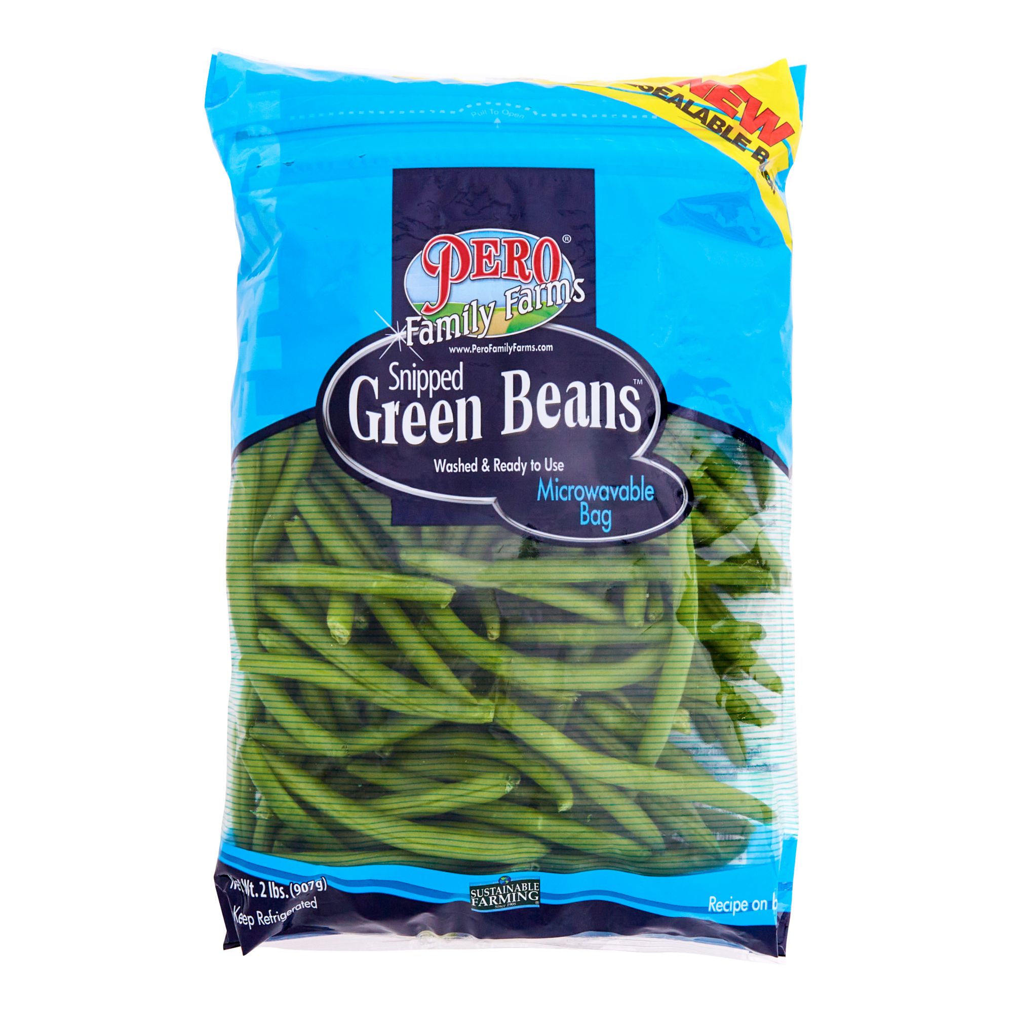 Pero Snipped Green Beans, 2 lbs.