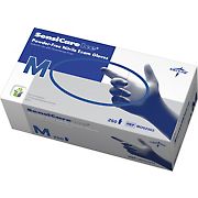 Medline SensiCare Ice Powder-Free Medium Nitrile Exam Gloves, 250 ct. - Blue