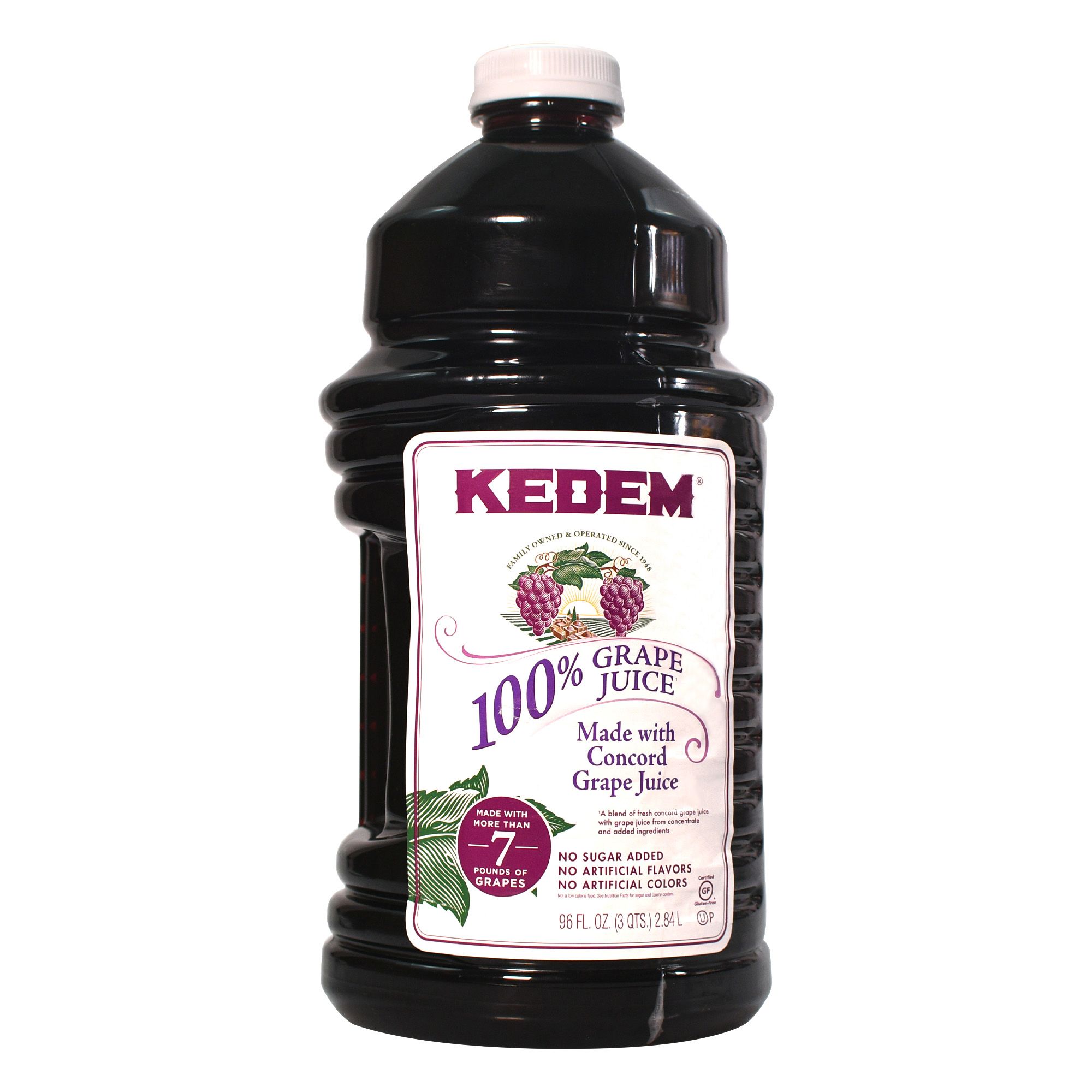 Kedem 100% Pure Grape Juice, 96 oz.
