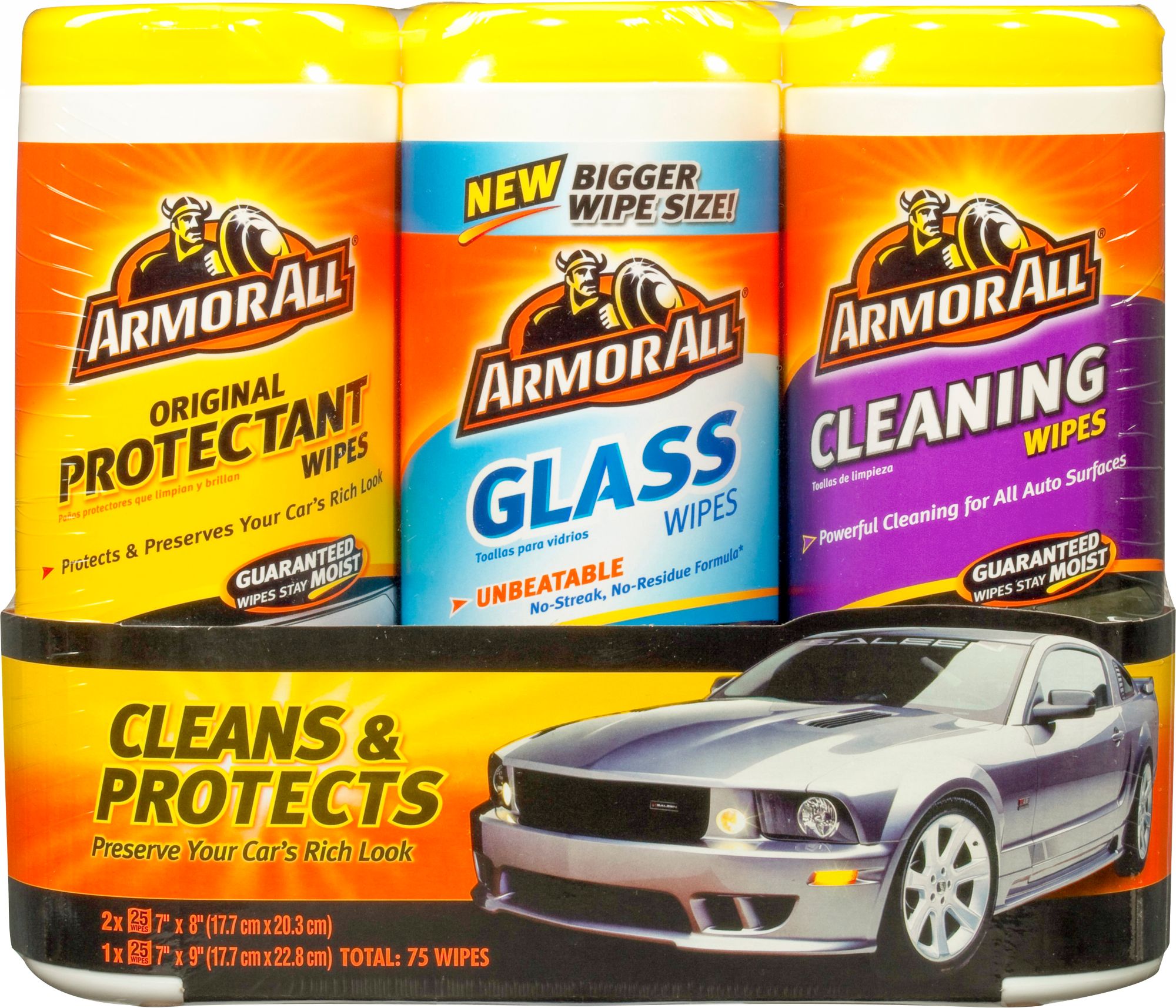 Armor All Wipes Orginal 25/ct 6/bx