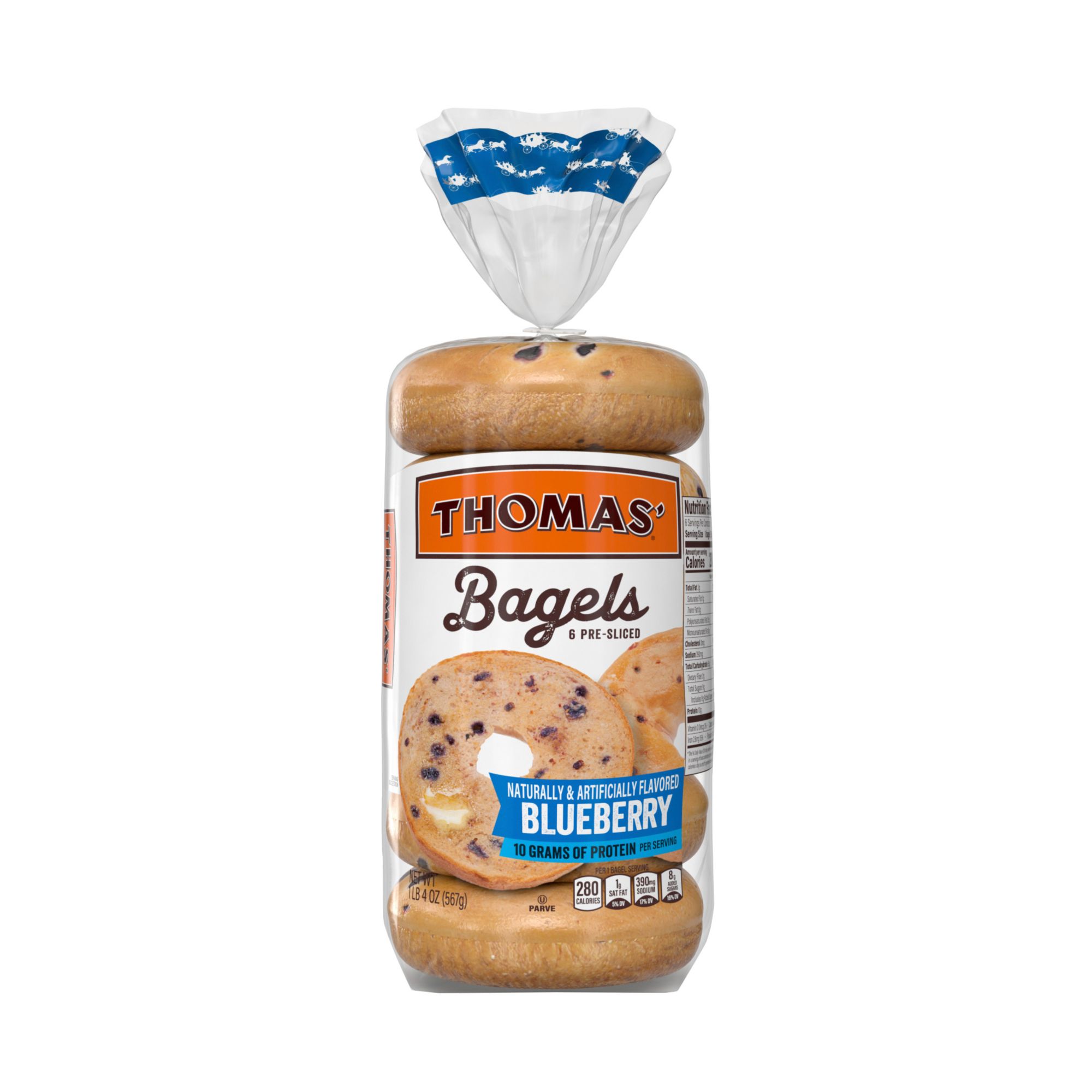 Thomas' Blueberry Bagels, 6 ct.