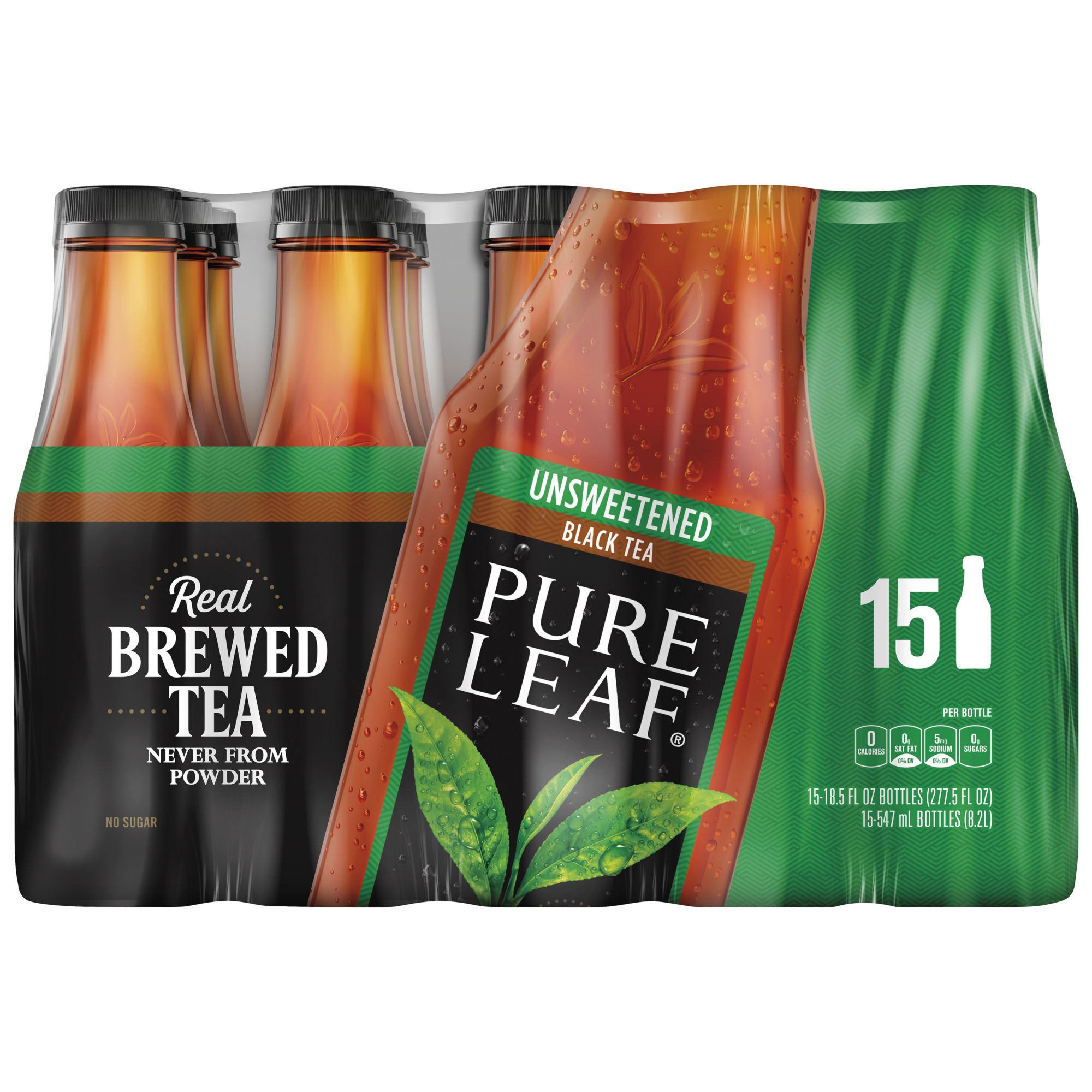 Pure Leaf Unsweetened Tea 15ct 16.9 fl. oz Bottles – Executive Beverage -  Mobile Bartenders & Waiters, Bar Rentals