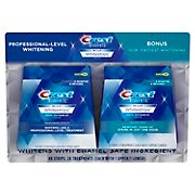 Crest 3D White Whitestrips Professional Effects, 20 ct. with Bonus Crest 3D White Whitestrips 1 Hour Express, 4 ct.