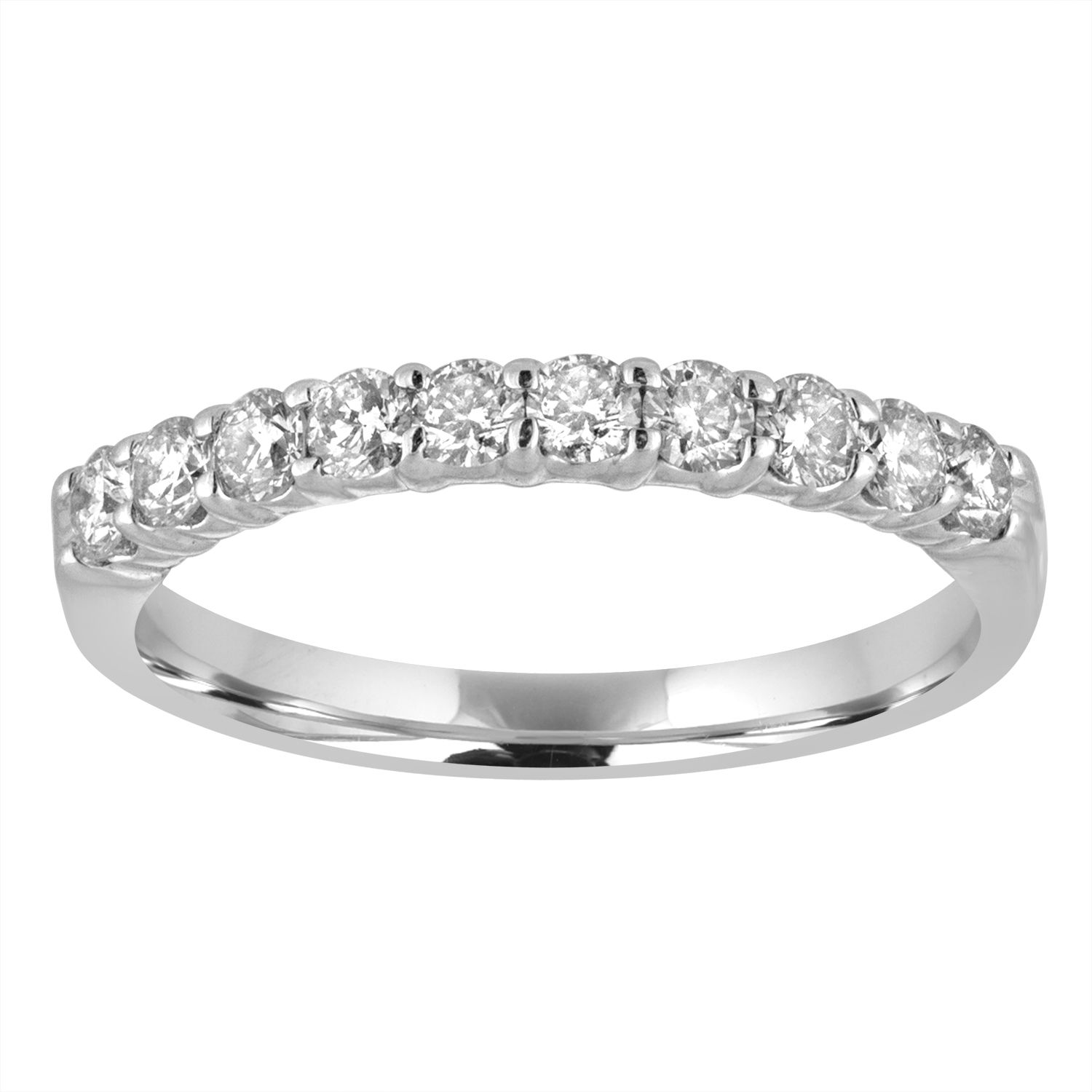 Amairah .33 ct. t.w. Diamond Wedding Band in 14k White Gold, Size 9