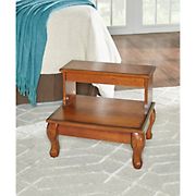 Powell Bed Step with Drawer - Antique Cherry