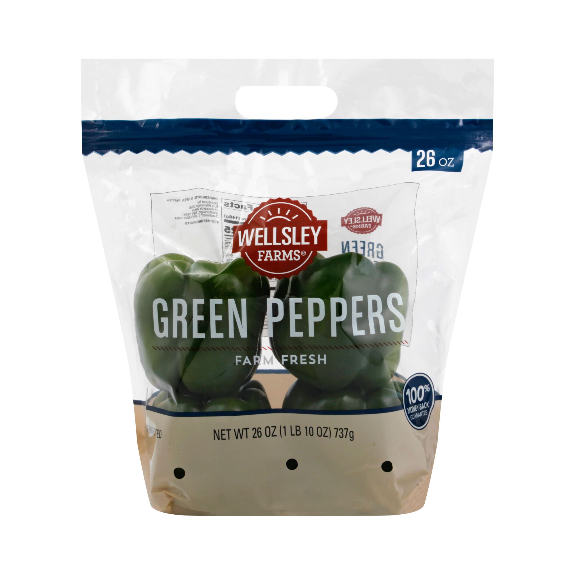 Wellsley Farms Green Bell Peppers, 4 ct.