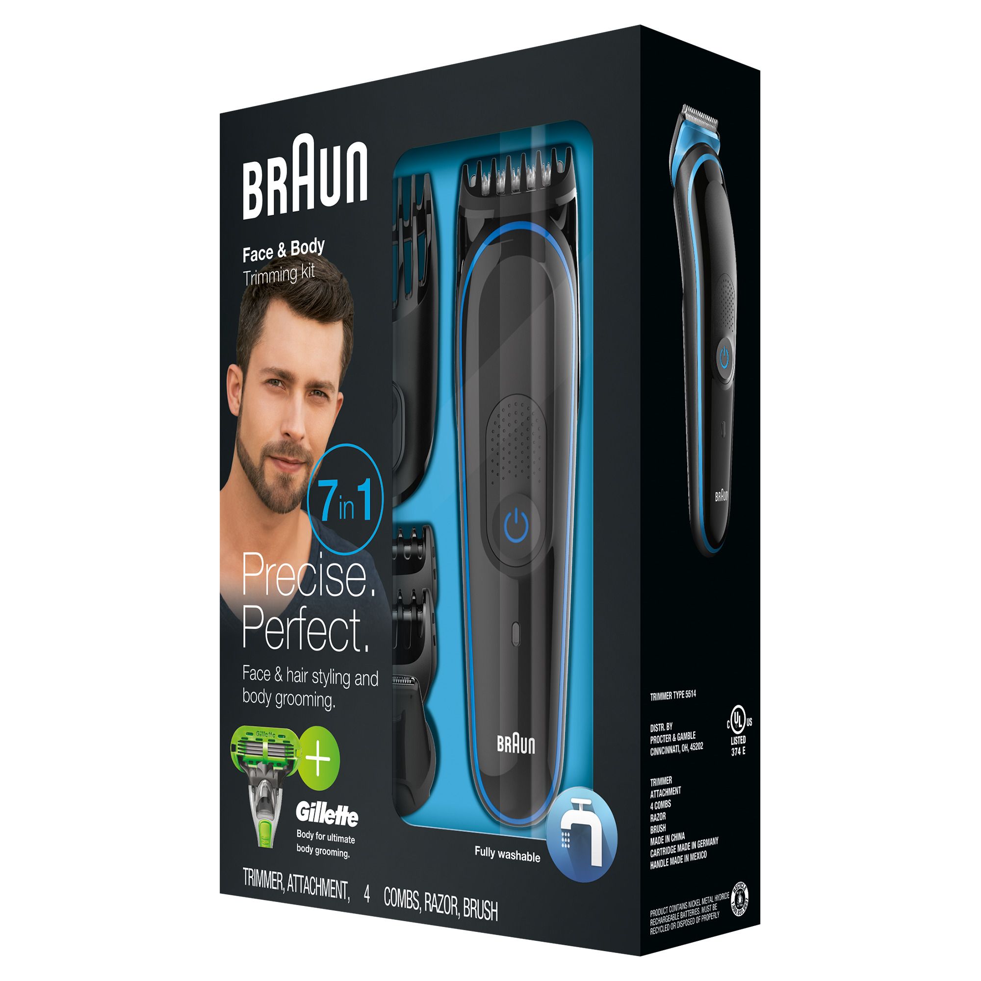 Braun Mgk3040 Multi Grooming Kit With Bonus Body Razor Bjs