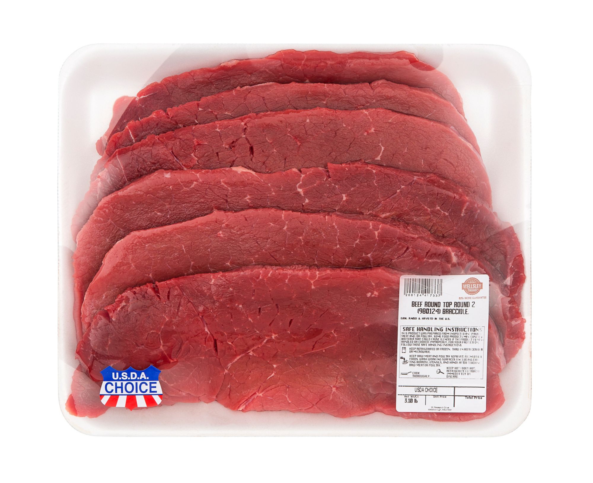 Wellsley Farms Inside Round Bracciole,  3-3.5 lb