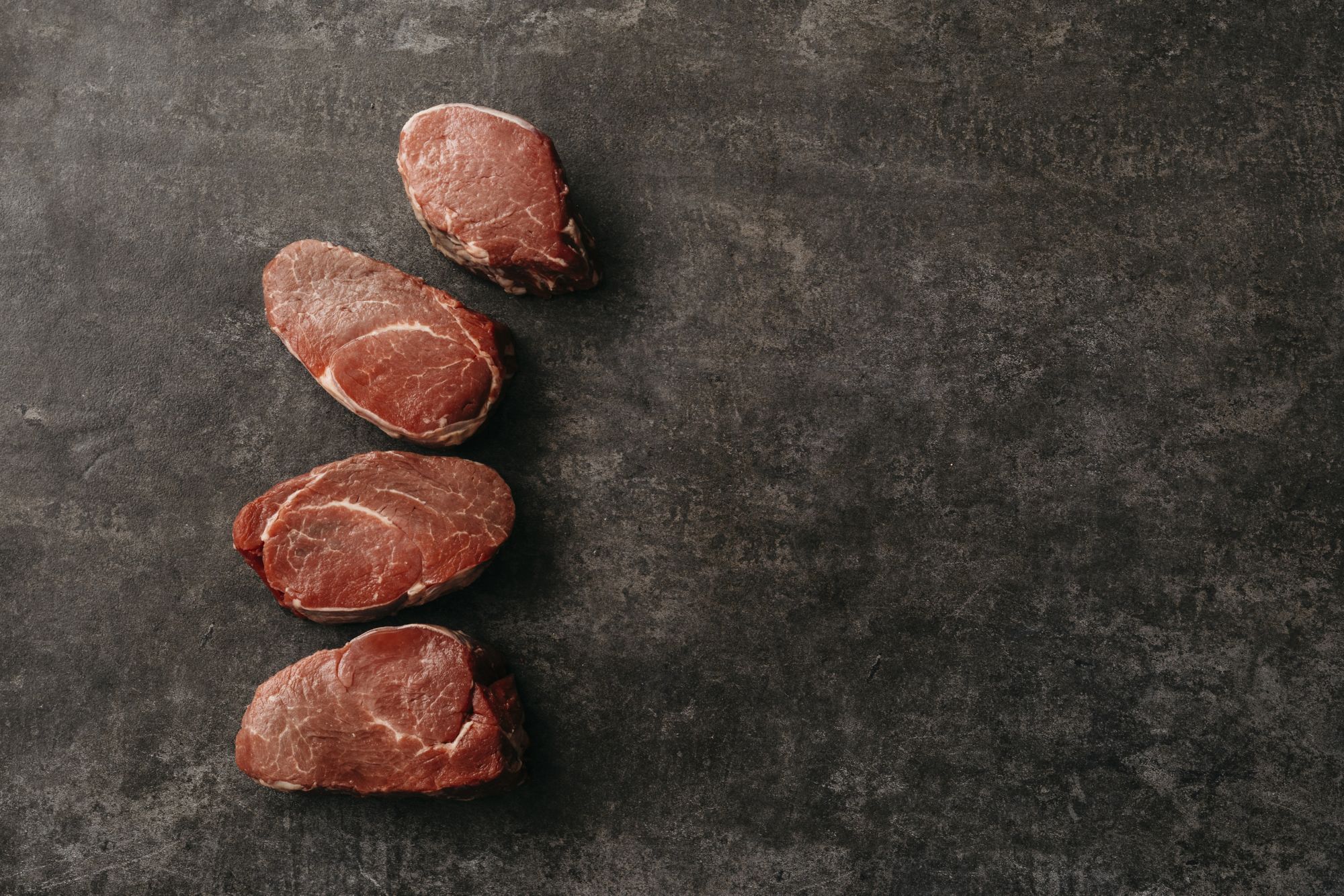 USDA Select Beef Loin Tenderloin Steak,  1.75-2.5