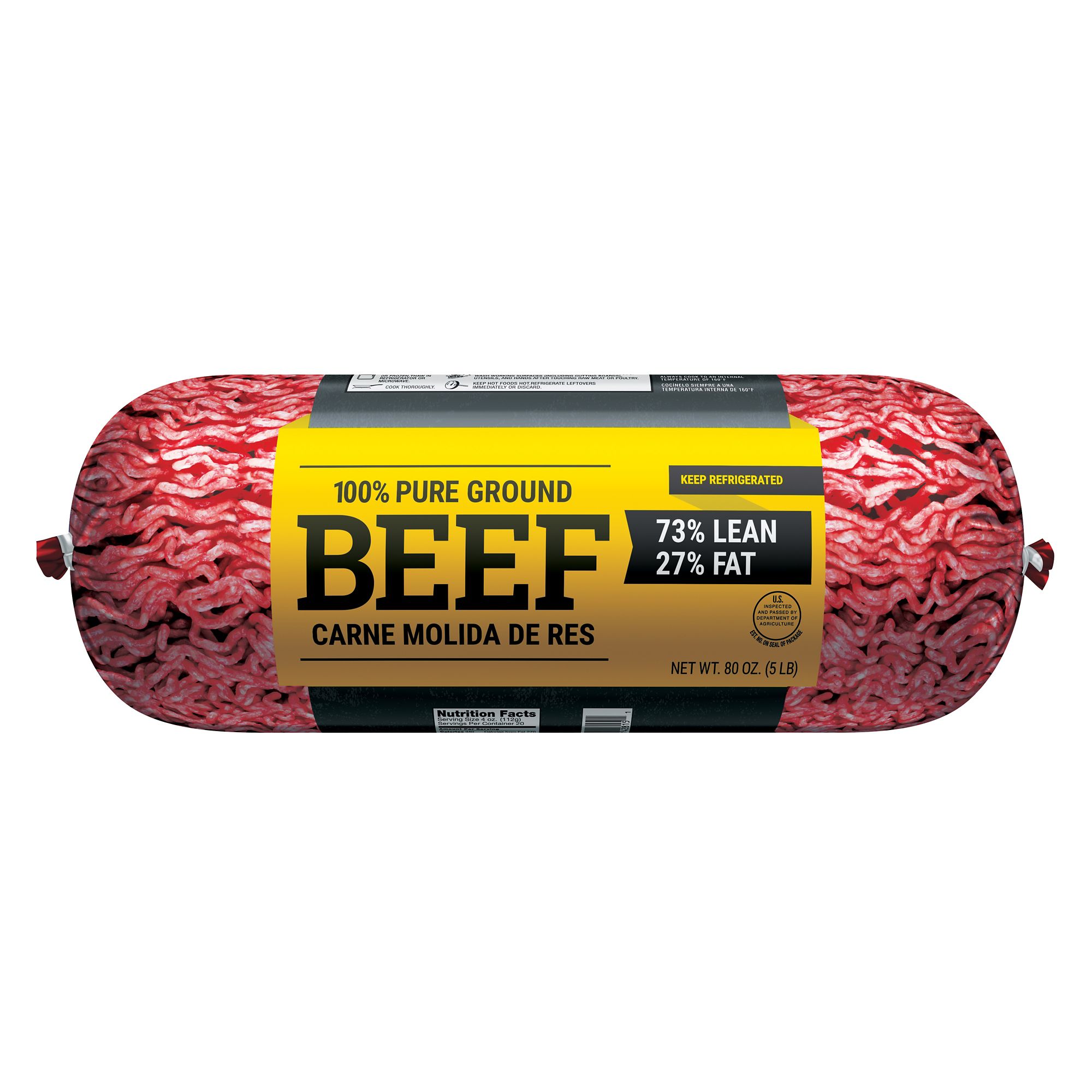 Swift & Company 100% Pure Ground Beef,  5 lbs.