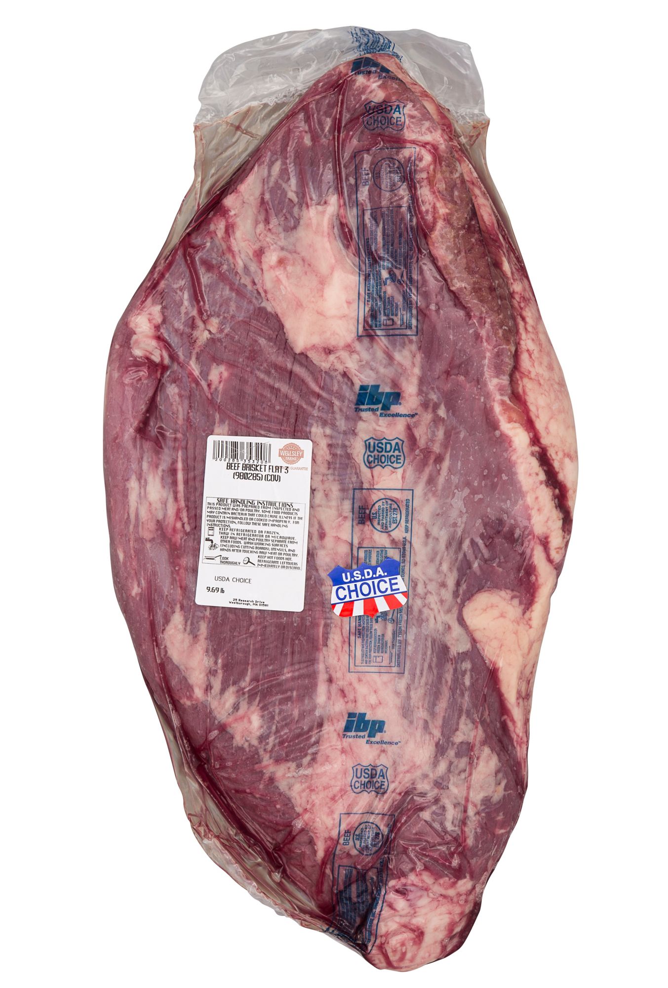 USDA Choice Beef Brisket Flat Whole