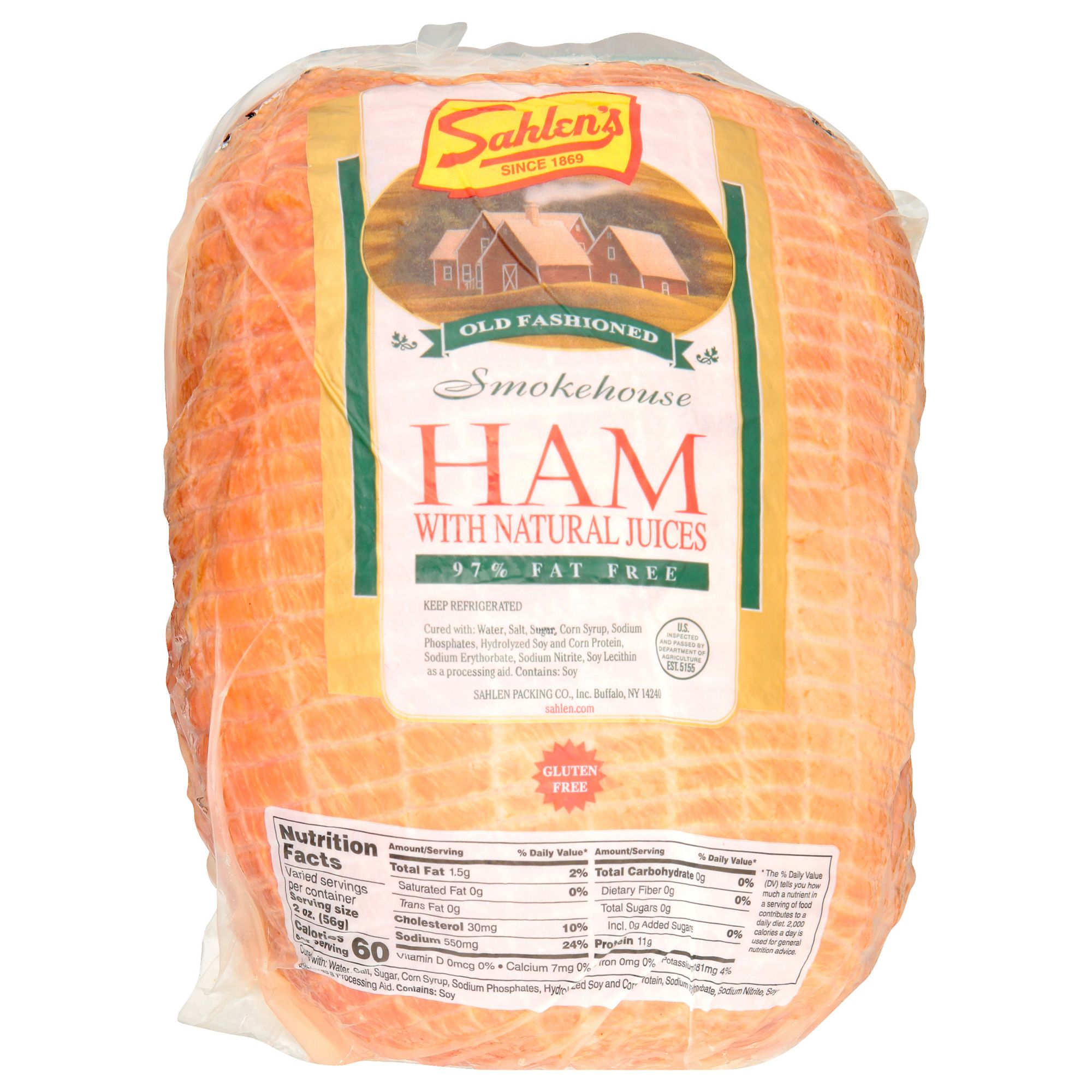 Smokehouse Ham, 0.75-1.5 lb Standard Cut