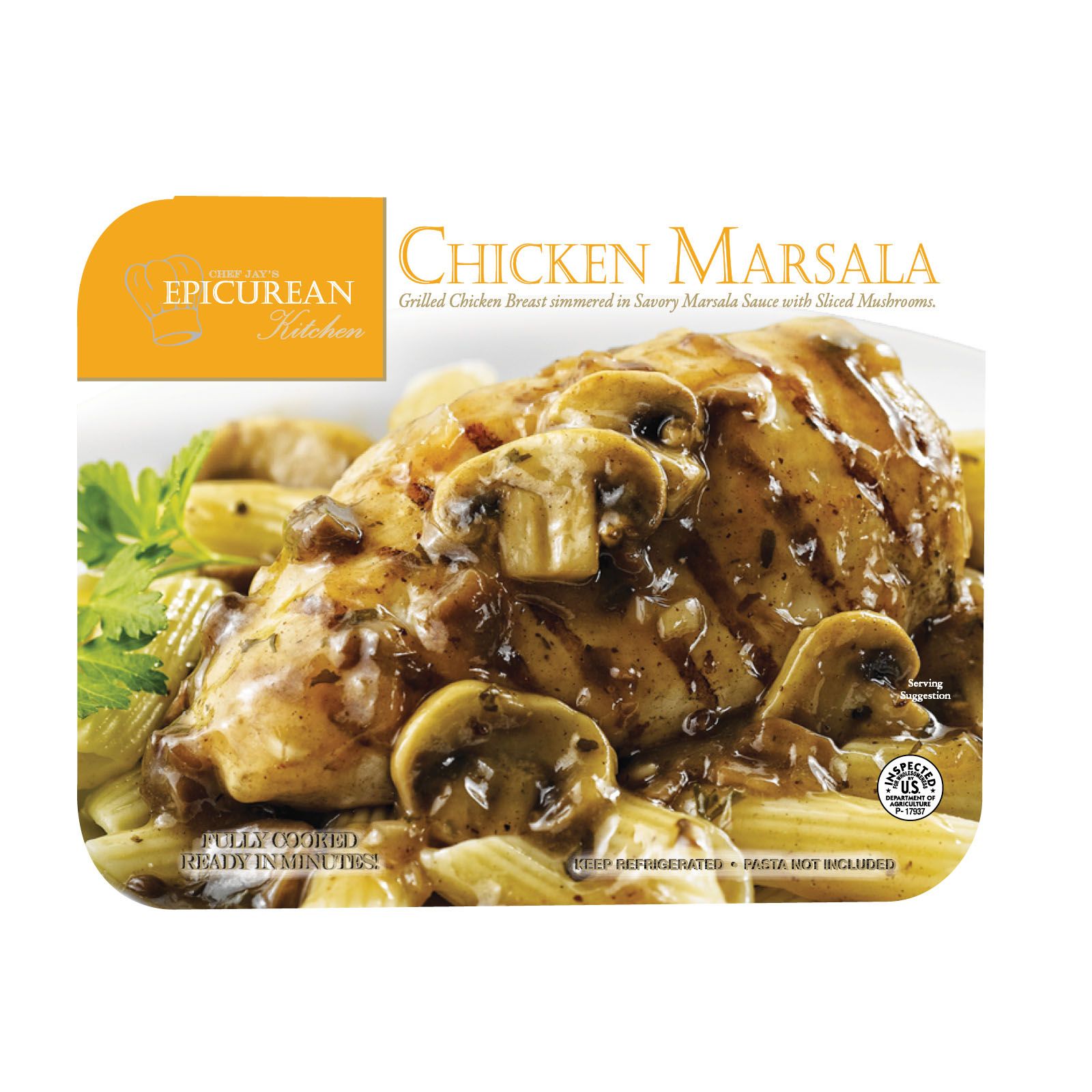 Chef Jay's Epicurean Kitchen Chicken Marsala, 1.50-2.75 lbs.