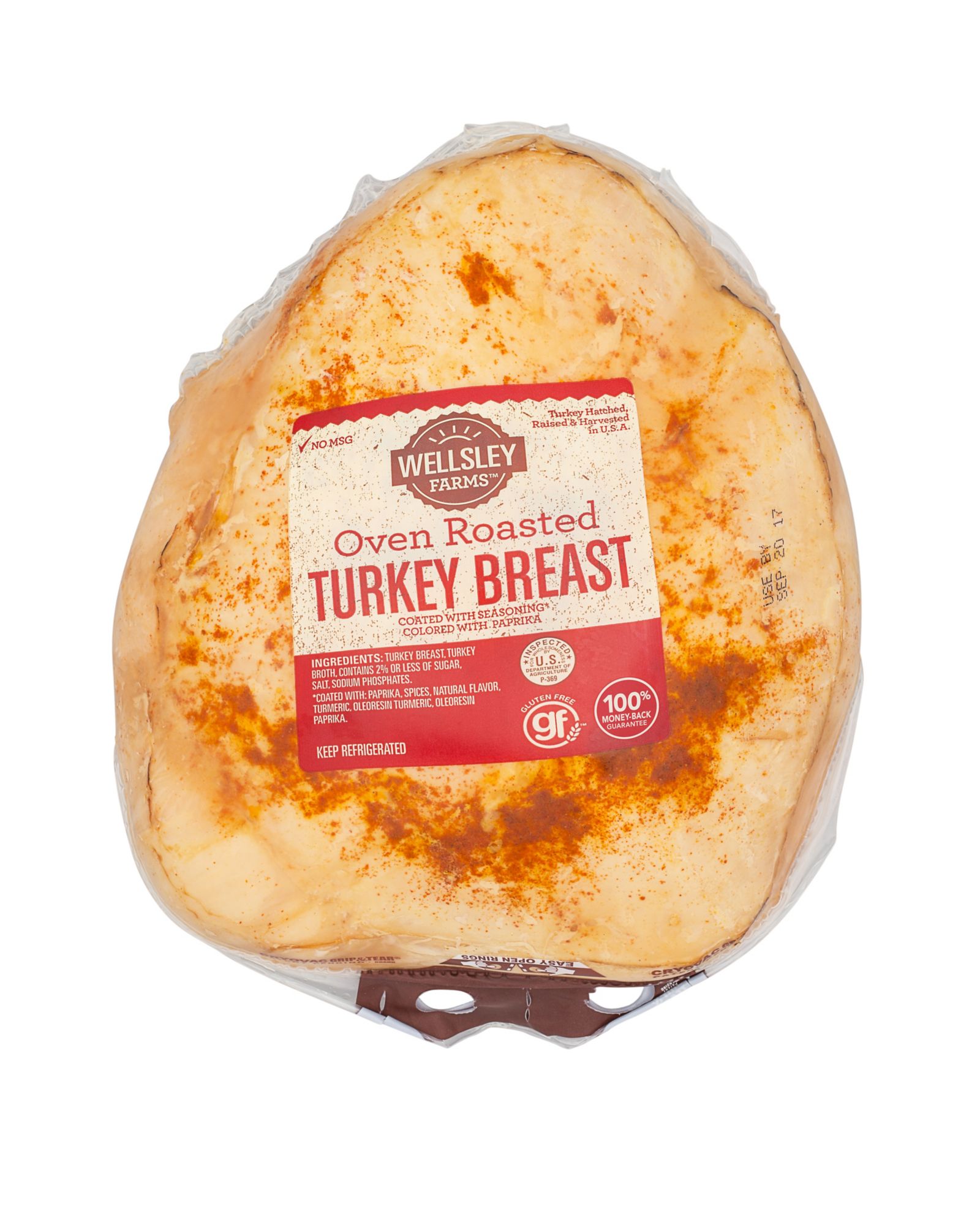 Wellsley Farms Oven-Roasted Turkey Breast, 0.75-1.5 lbs. Standard Cut, PS
