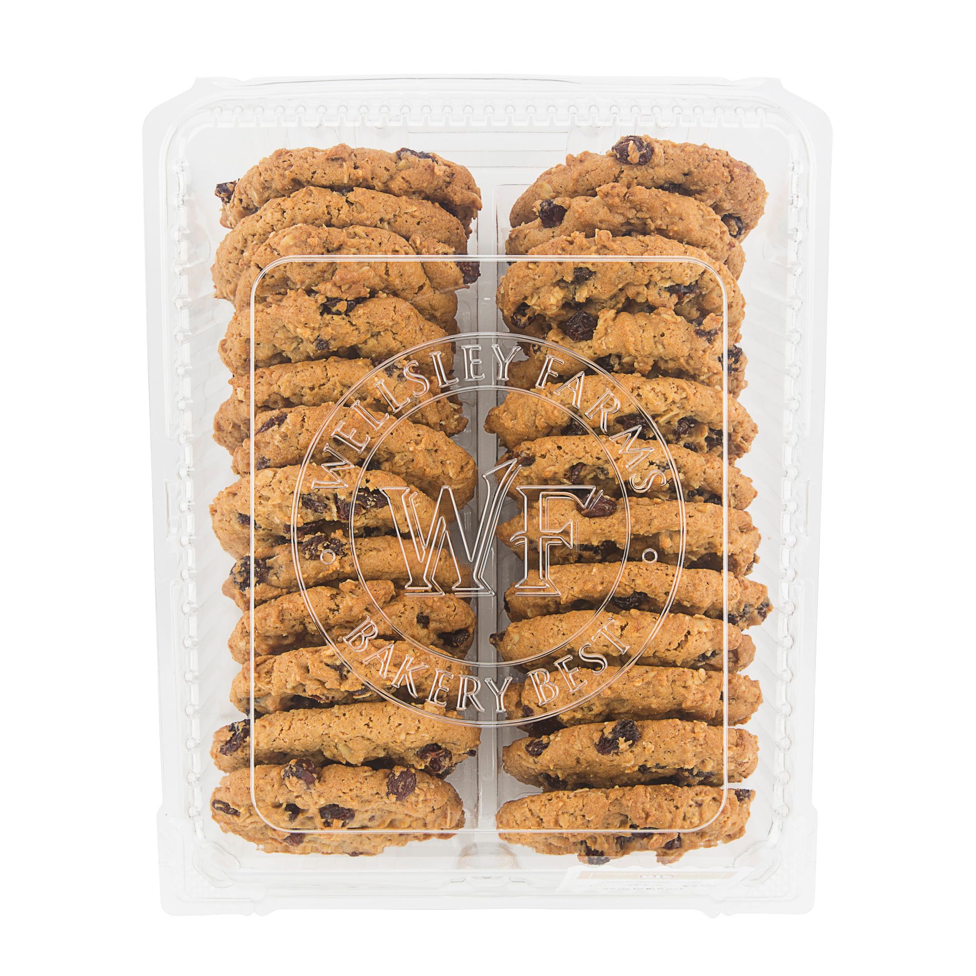 Wellsley Farms Oatmeal Raisin Cookies, 6 ct./37 oz.