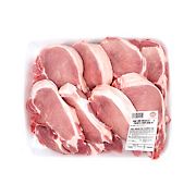Wellsley Farms Fresh Bone-In Pork Loin Chop Center Cut,  4.75-5.5 lb