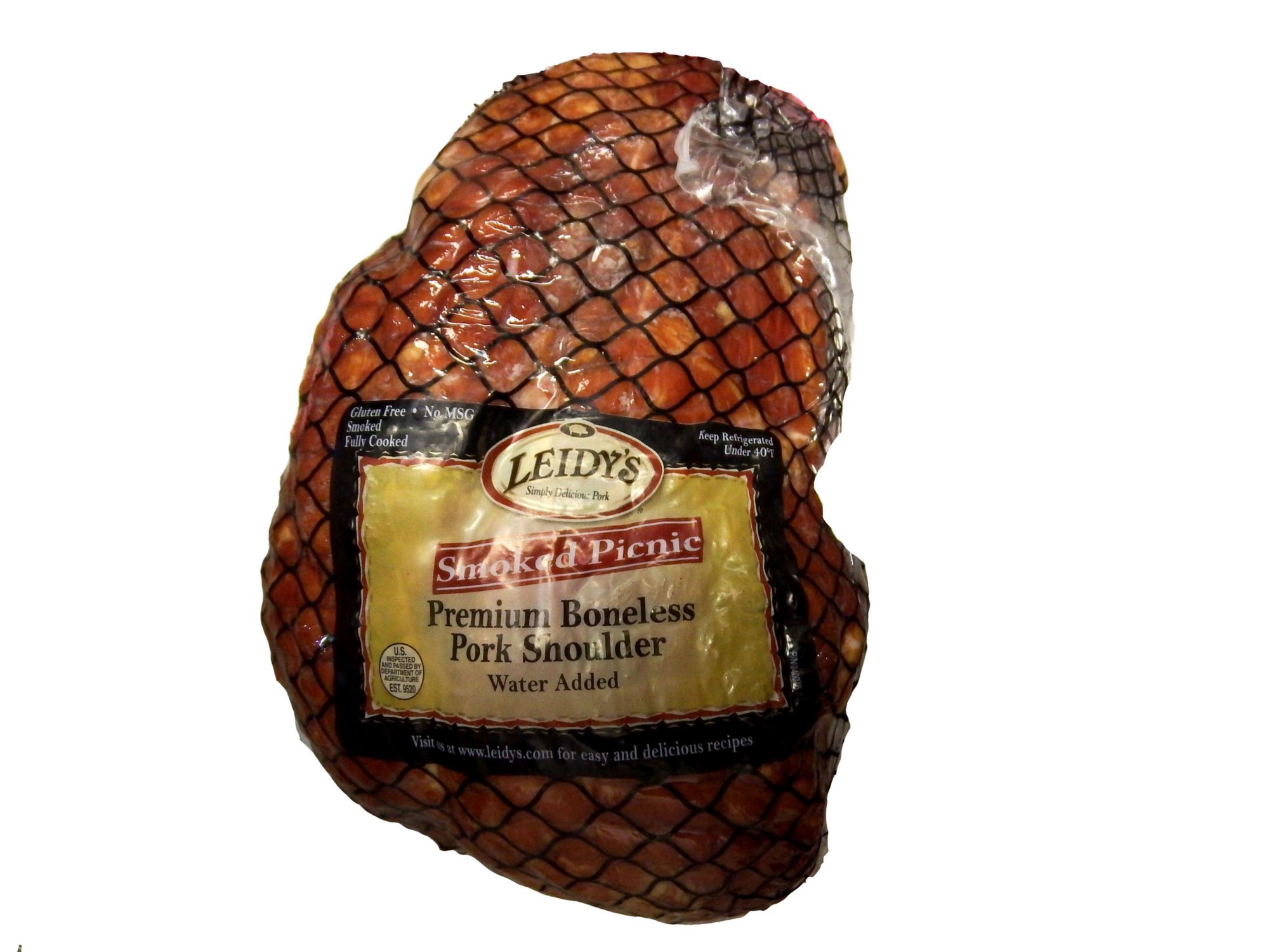 Leidy's Smoked Picnic Premium Boneless Smoked Pork Shoulder, 2.25-3.5lbs.