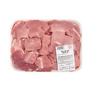 Wellsley Farms Diced Fresh Pork, 3-3.5 lb