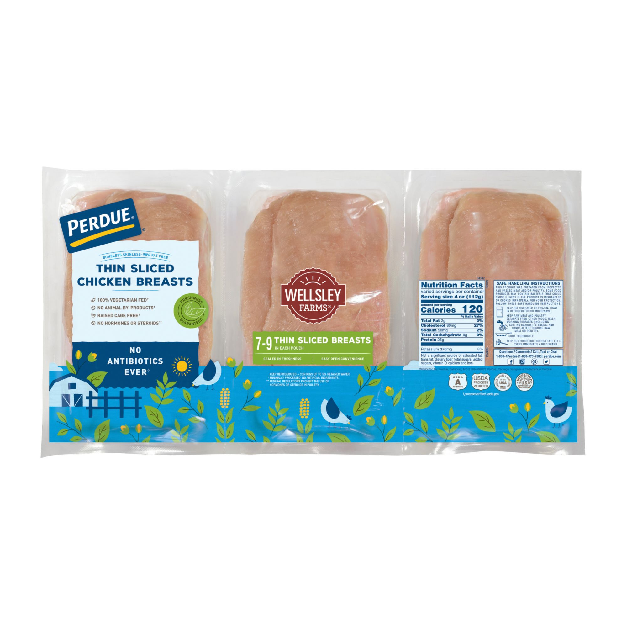 PERDUE® Fresh Whole Cornish Hen Twin Pack, 900