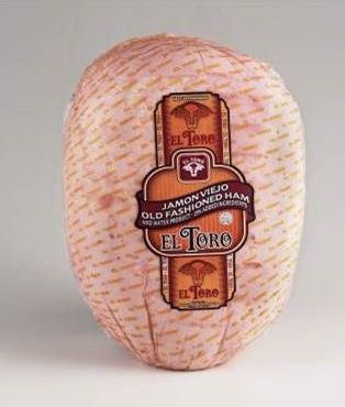 El Toro Jamon Viejo Old Fashioned Ham, 0.75-1.5 lb Standard Cut, PS