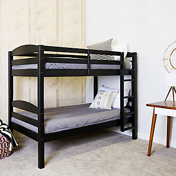 W Trends Twin Size Solid Wood Bunk Bed, Bj S Twin Bunk Bed Review