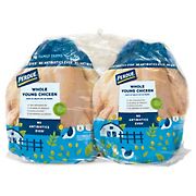 Perdue Fresh Whole Chicken with Giblets Twin Pack,  9-12 lbs.