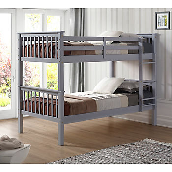 W Trends Twin Size Solid Wood Mission, Bj S Twin Bunk Bed
