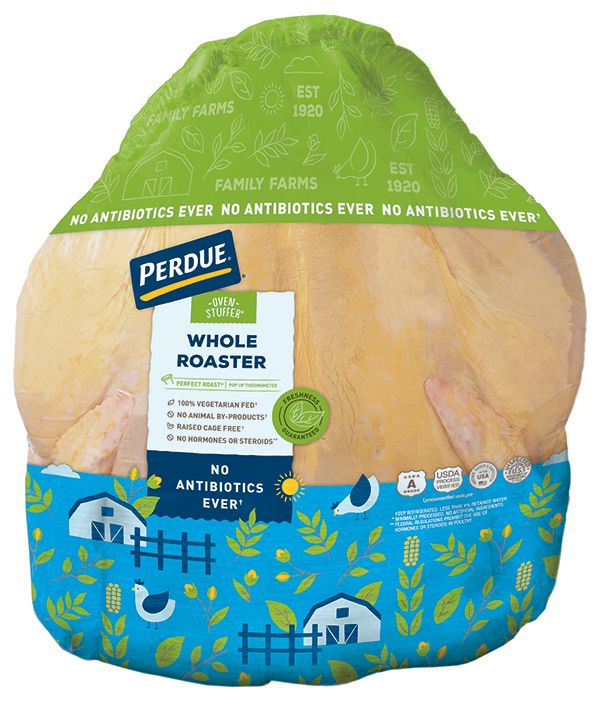 Perdue Oven Stuffer Whole Roaster Chicken,  6.25-8.0 lb