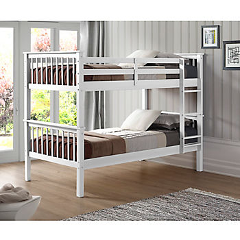 W Trends Twin Wood Mission Bunk Bed, Bjs Twin Bed Frame