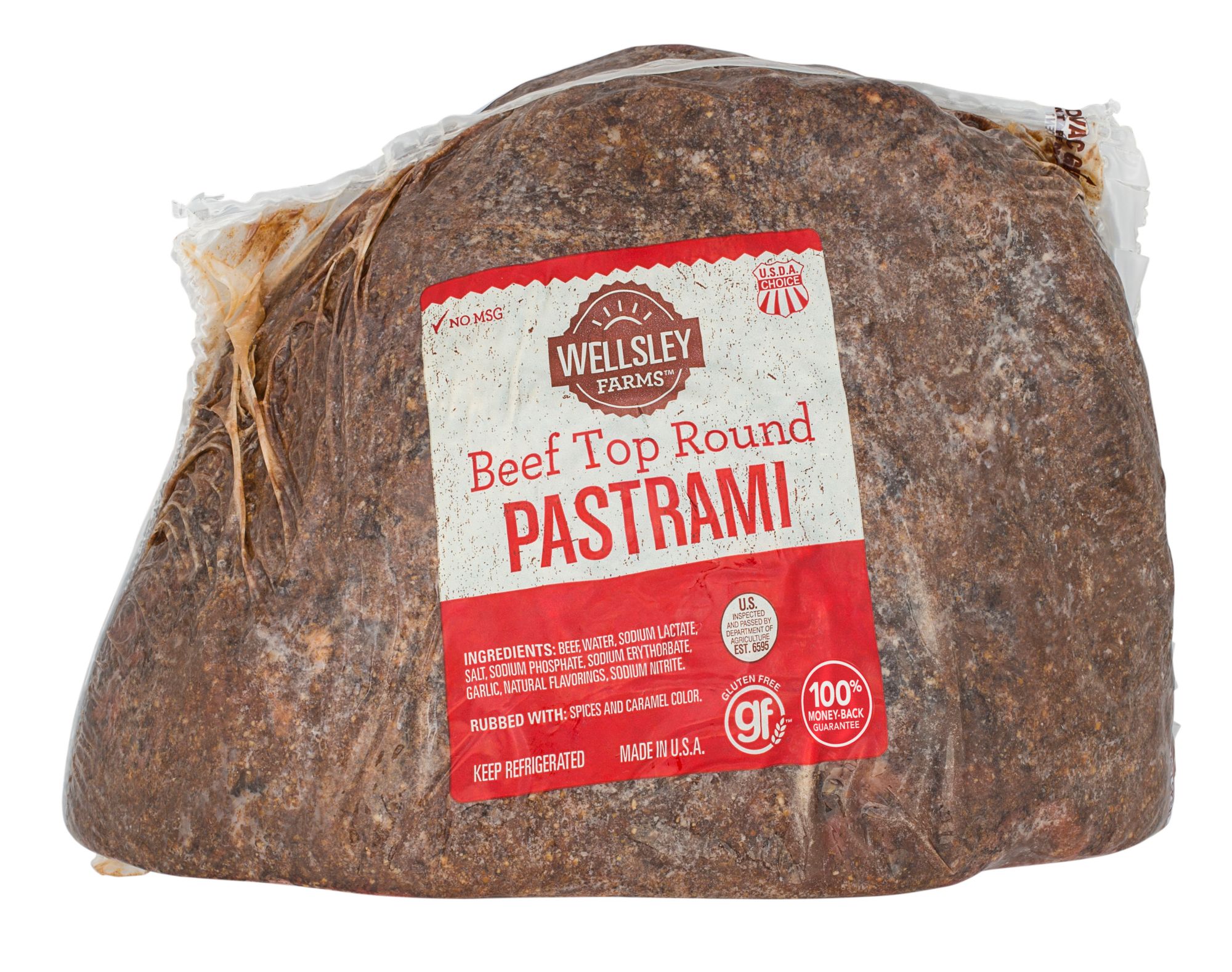 Beef Top-Round Pastrami, 0.75-1.5 lb Standard Cut