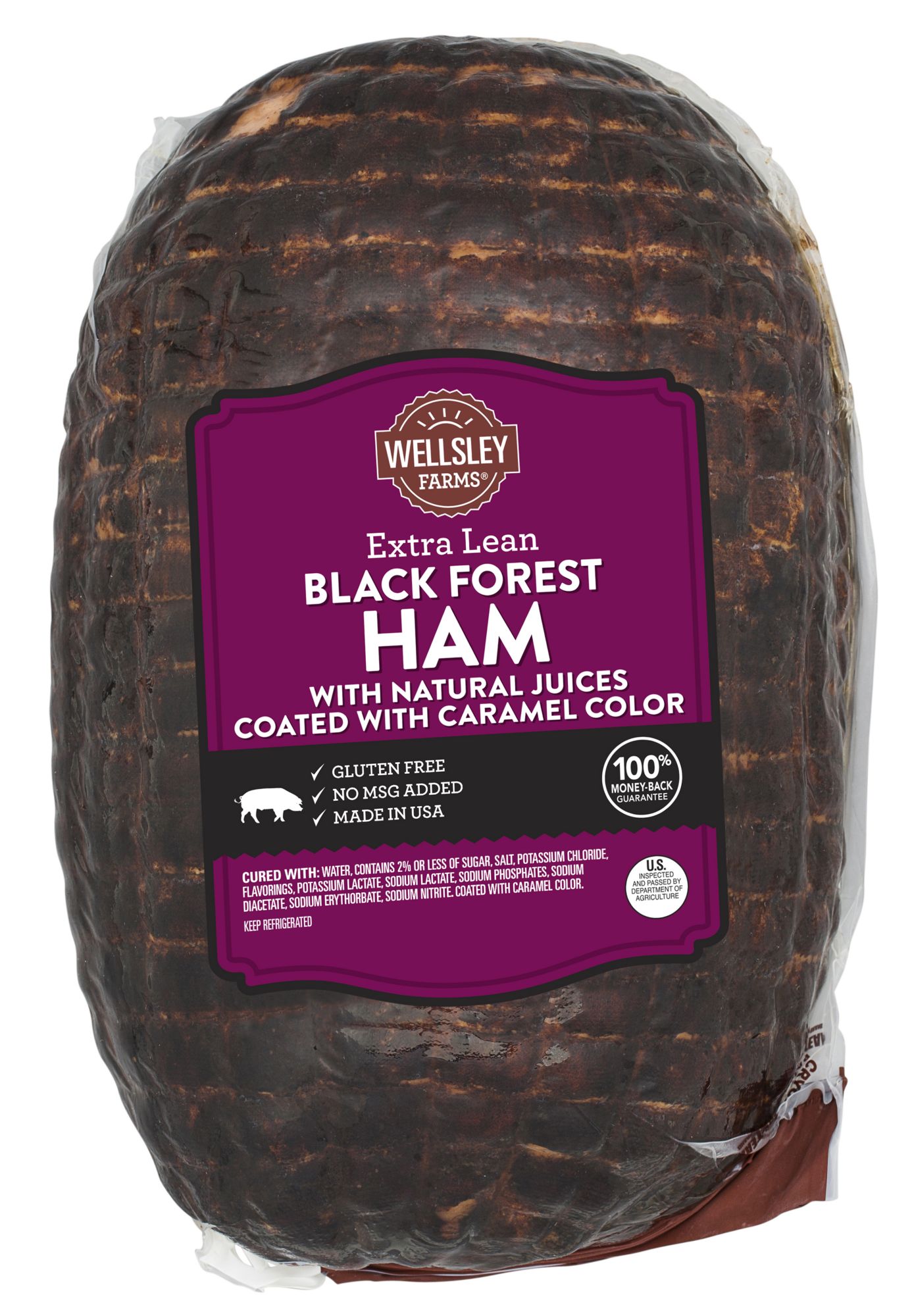 Extra-Lean Black Forest Ham, 0.75-1.5 lb Standard Cut