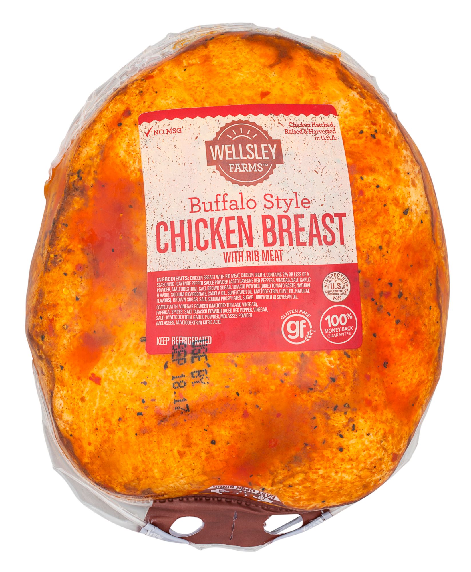 Buffalo-Style Chicken Breast, 0.75-1.5 lb Standard Cut