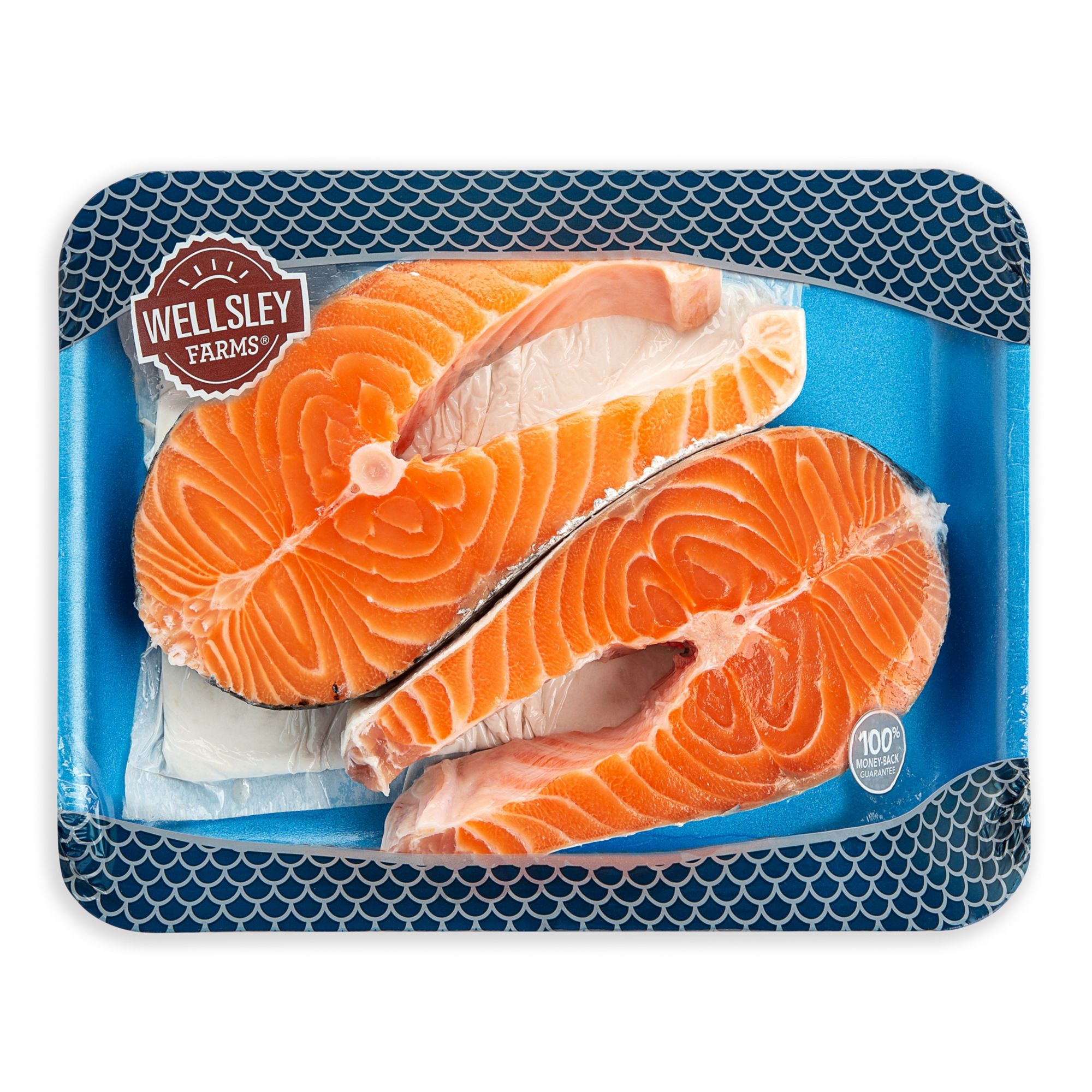 Wellsley Farms Fresh Salmon Steaks, 1.25-2lbs.