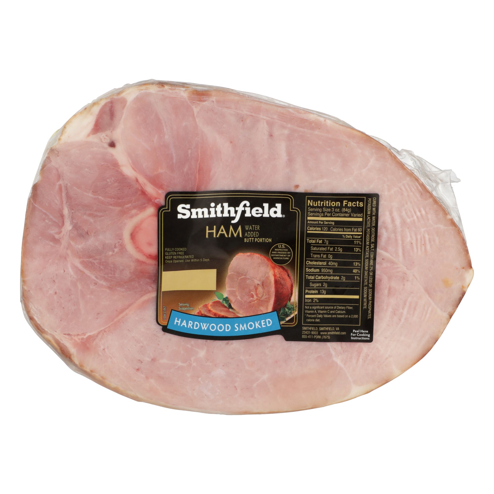 smithfield ham bone smoked bjs portion