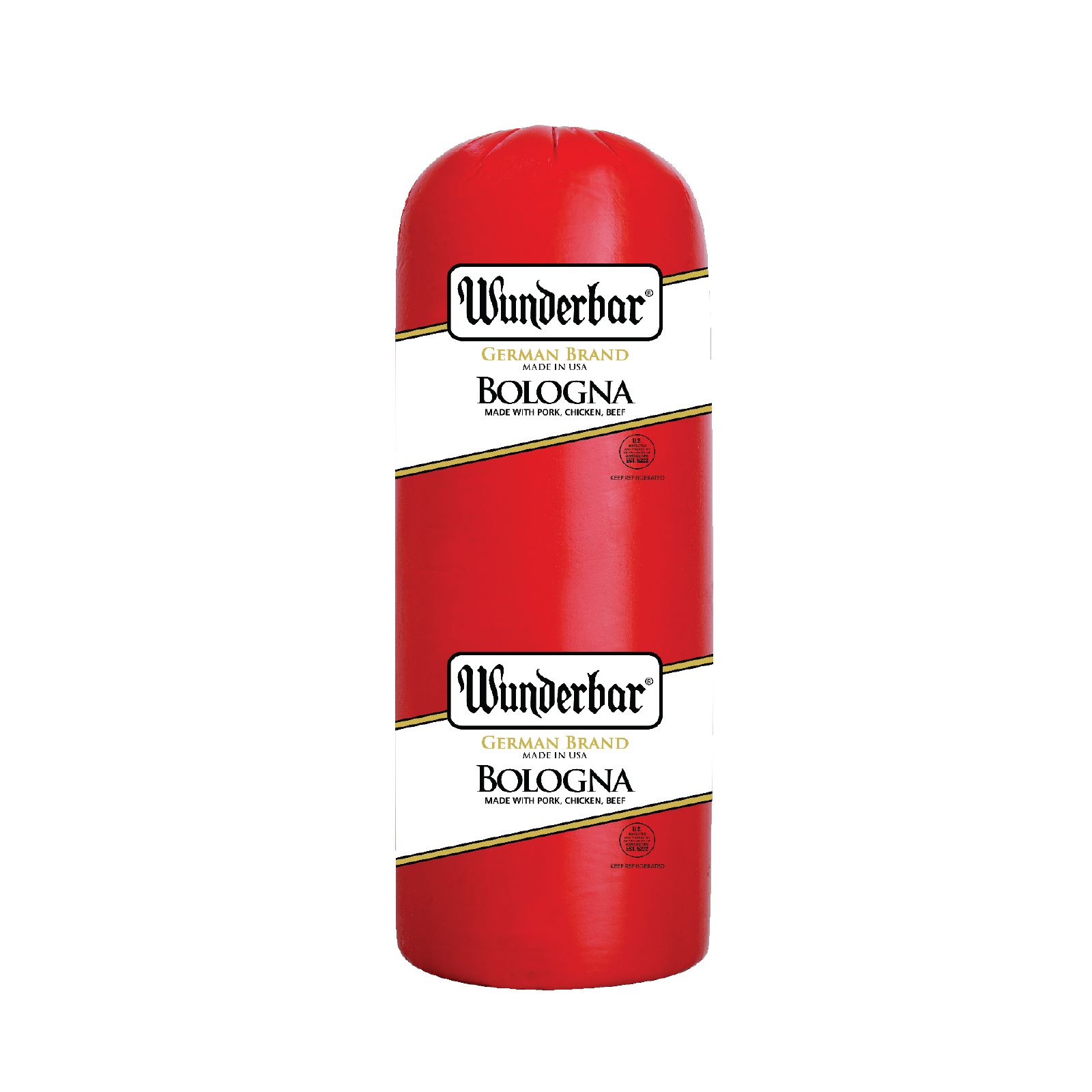 Wunderbar German Bologna, 0.75-1.5 lb Standard Cut