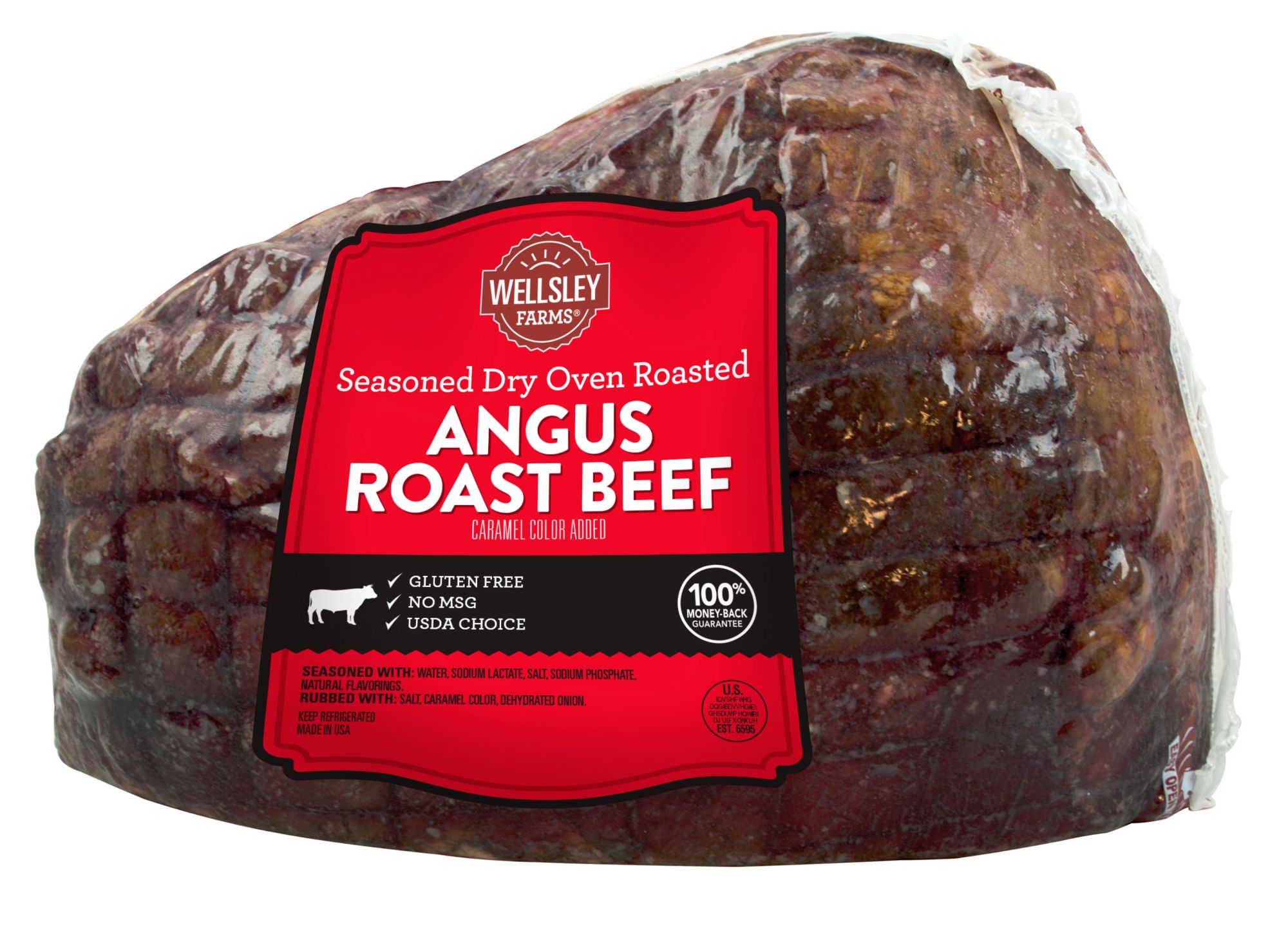 Wellsley Farms Angus Roast Beef, 0.75-1.5 lb Standard Cut