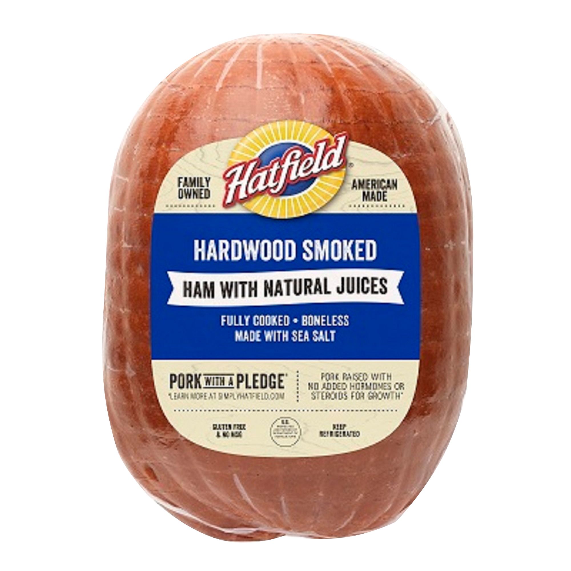 Hatfield Boneless Whole Ham, Natural Juice, 8-10 lbs.